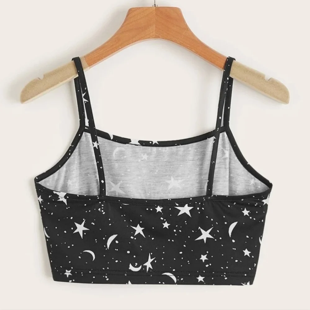 Sun & Moon Graphic Crop Tee NWT - Picture 2 of 3